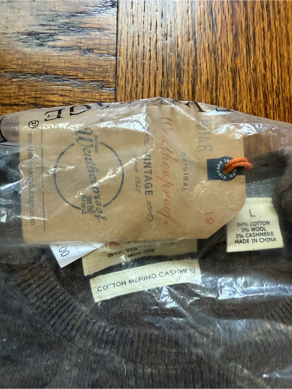 Macy's Men's Brown Merino Cashmere Blend Socks